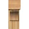 Ekena Millwork Legacy Block Rough Sawn Bracket w/ Offset Brace, Western Red Cedar, 8"W x 20"D x 20"H BKT0806X20X20LEC05RWR - alternate 4